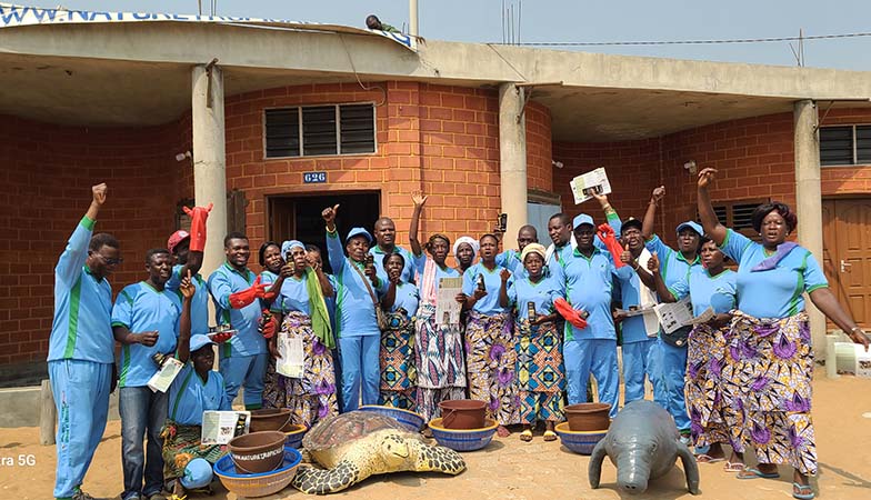 Bénin : 21ieme édition des Journées Nationales des tortues marines, Nature Tropicale ONG et ses bénévoles Ecogardes poursuivent à Grand-Popo, la campagne 2025