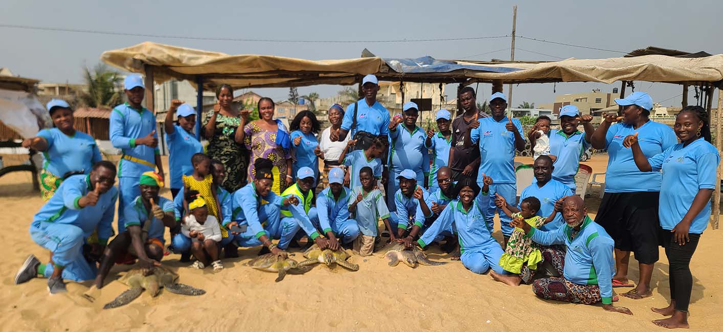 Bénin : 21ieme édition des Journées Nationales des tortues marines, Nature Tropicale ONG et ses bénévoles Ecogardes lancent officiellement la campagne 2025